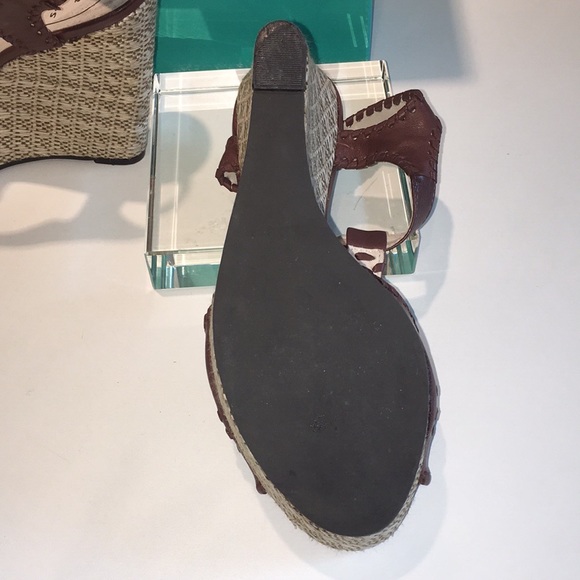 Jack Rogers brown wedges. - Picture 3 of 3